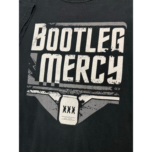 Bootleg Mercy Band t-shirt Black size XL Made in Haiti XXX est 2013 men's - Picture 2 of 5
